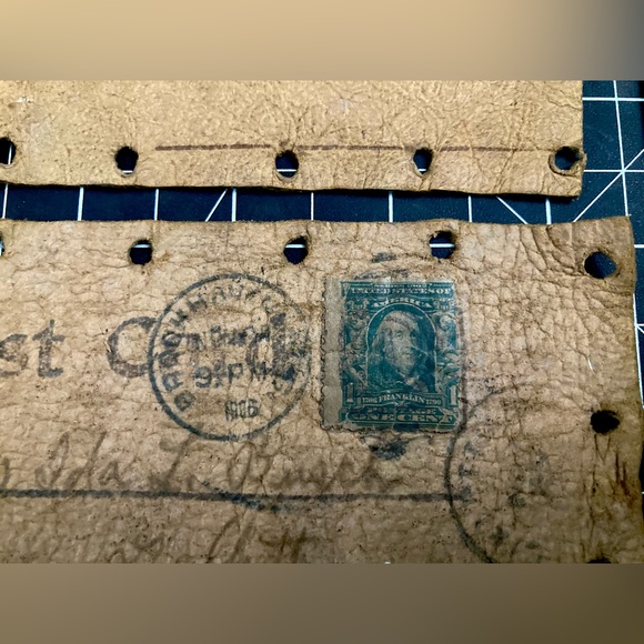 Antique Leather Postcards | Early 1900s - Picture 3 of 5